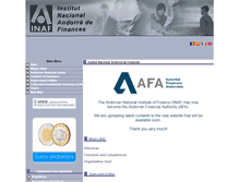 Tablet Screenshot of inaf.ad