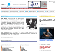 Tablet Screenshot of iasf-milano.inaf.it